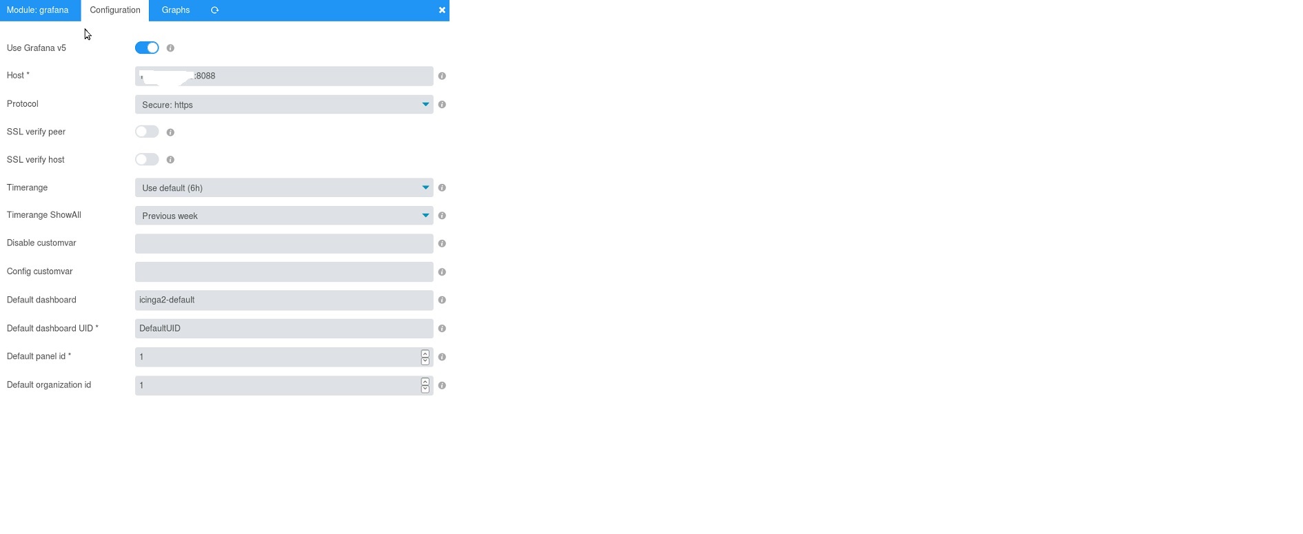 Grafana : Connection failed - Icinga Web Modules - Icinga Community