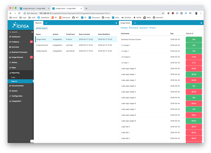 vagrant_icingaweb2_reporting