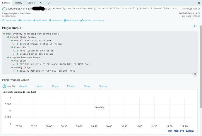 esx output